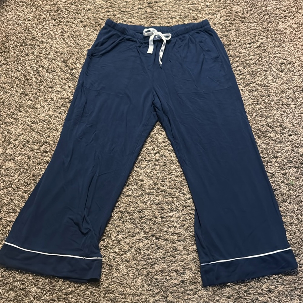 Stars above pajama bottoms